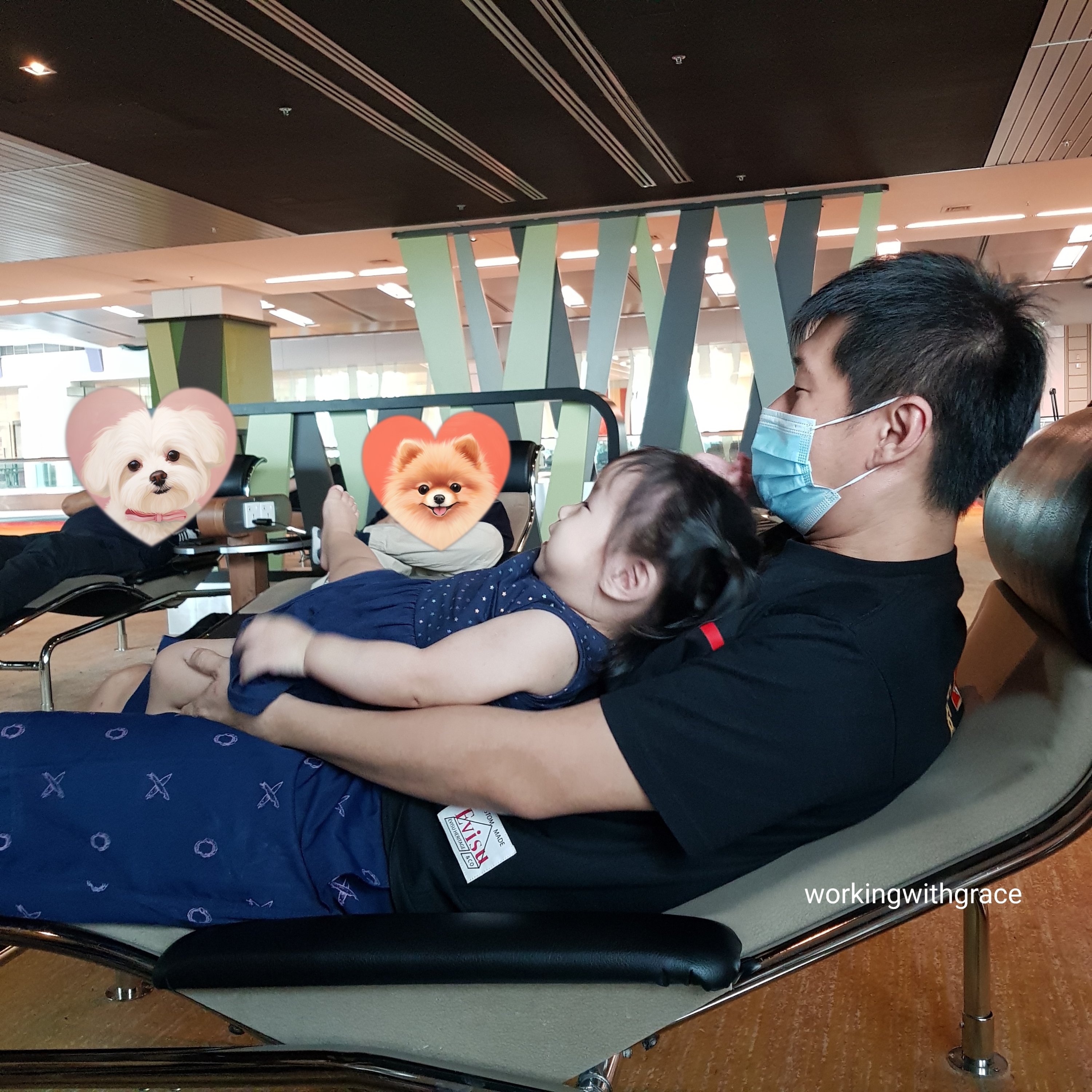 changi airport loungers